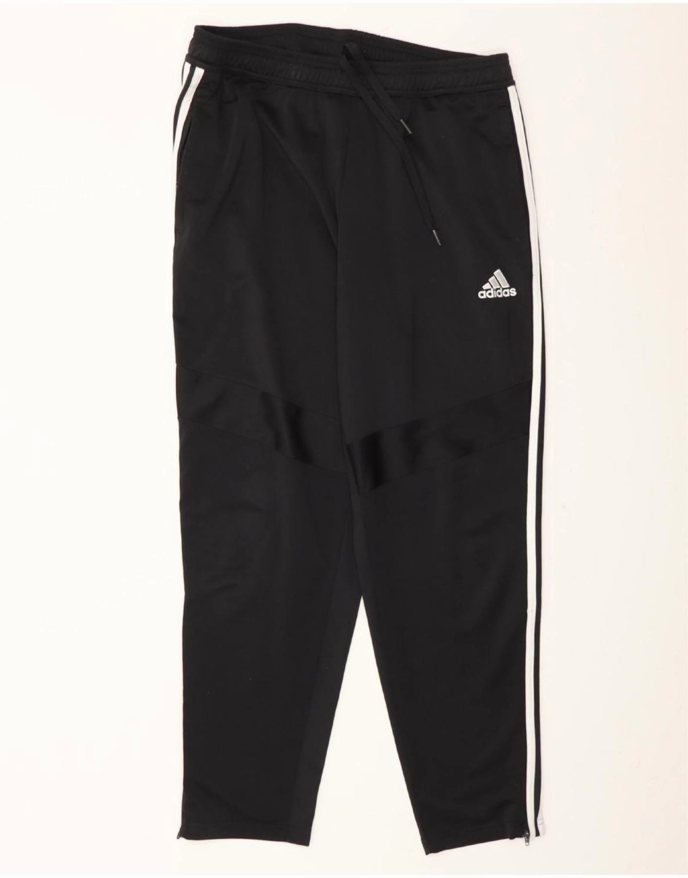 ADIDAS Womens Tracksuit Trousers UK 14 Large  Black Polyester