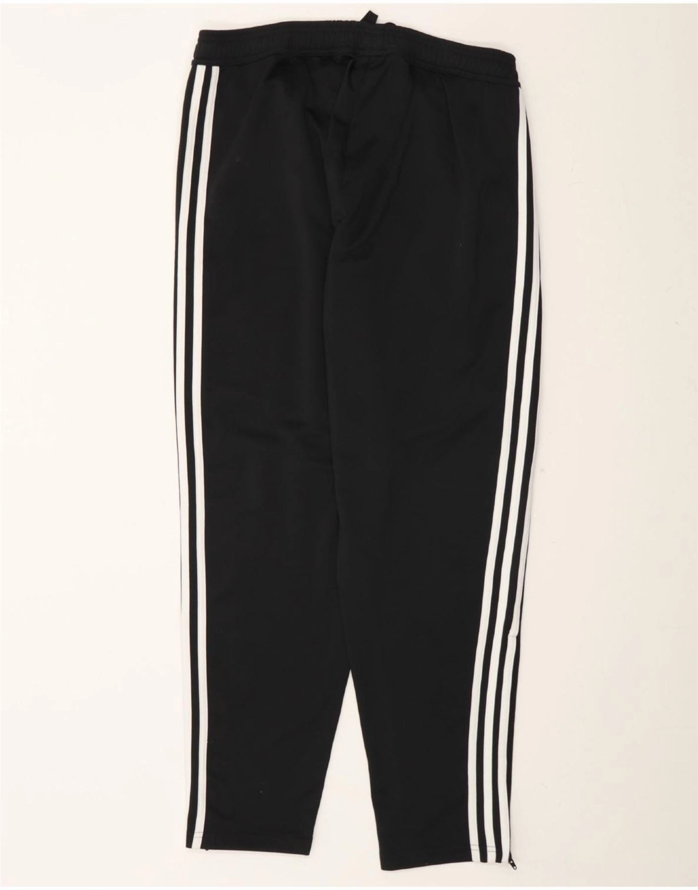ADIDAS Womens Tracksuit Trousers UK 14 Large  Black Polyester