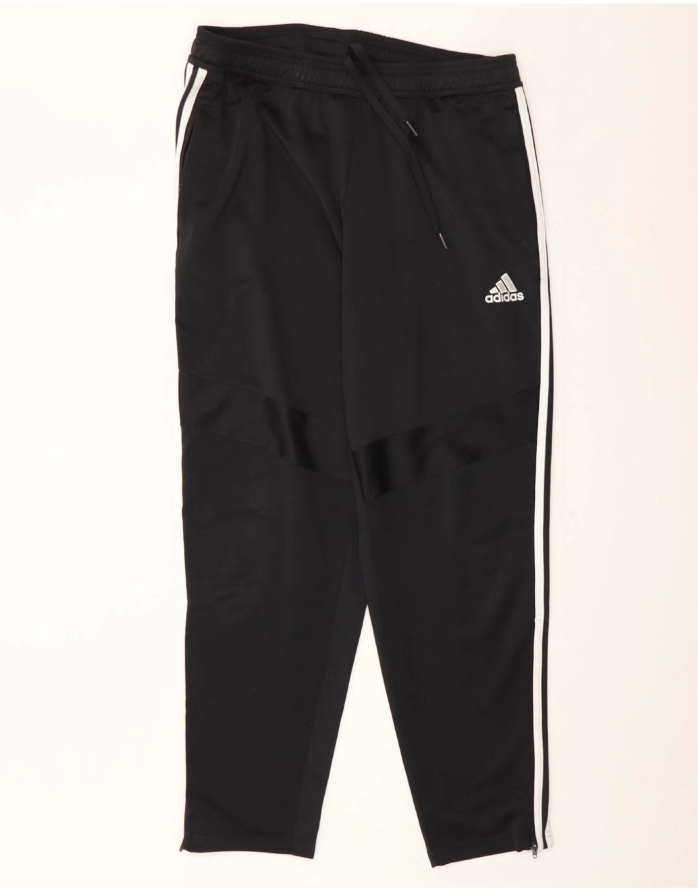 ADIDAS Womens Tracksuit Trousers UK 14 Large  Black Polyester