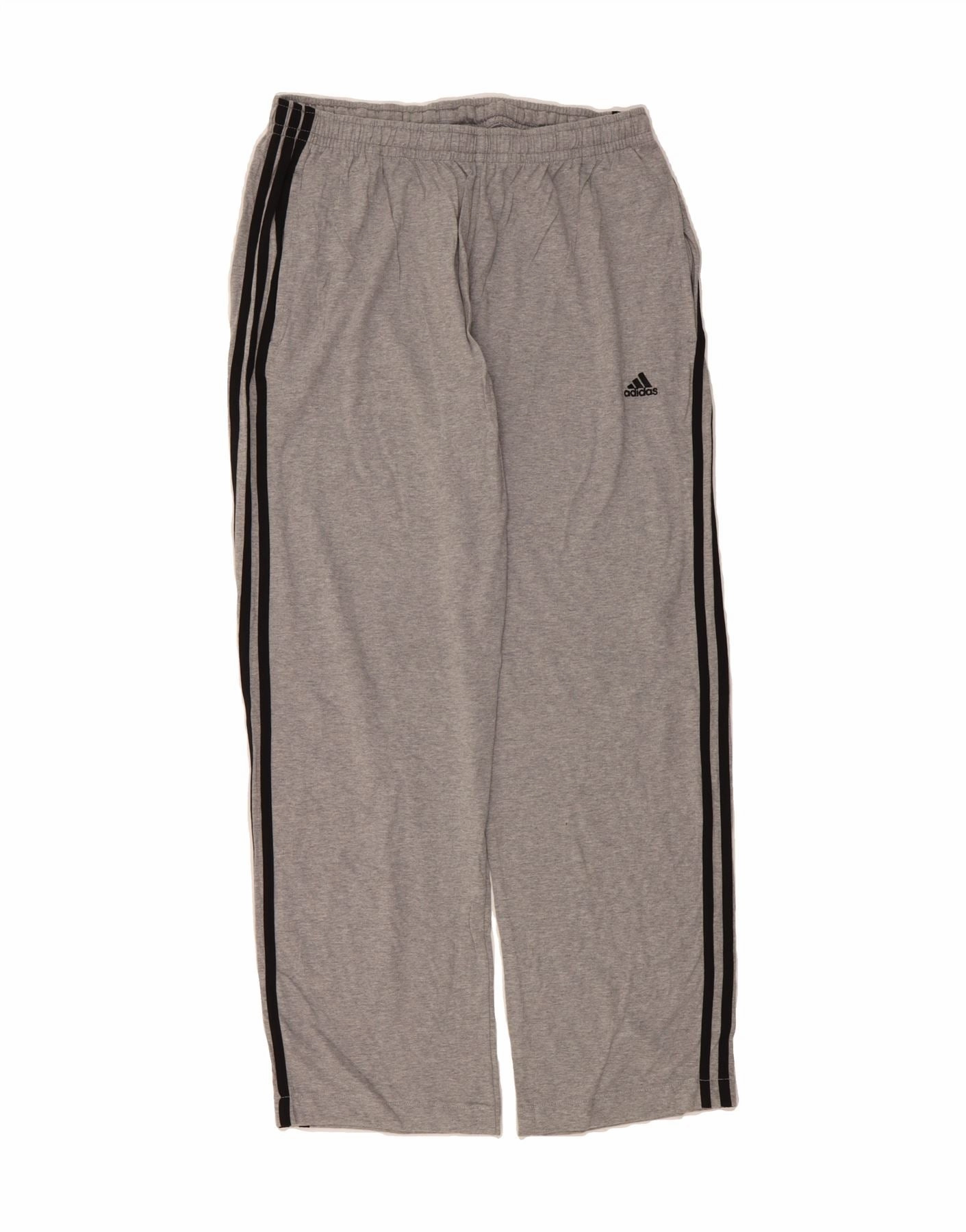 ADIDAS Womens Tracksuit Trousers UK 40/42 Medium  Grey Cotton