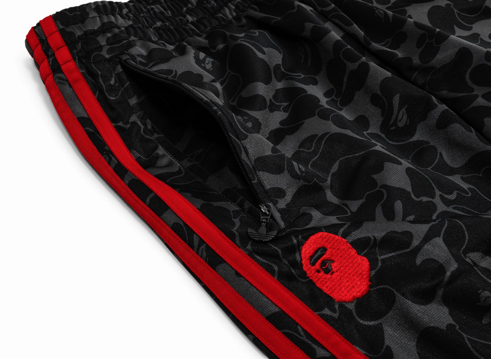 Adidas x Bape AOP Track Pants in Black xld