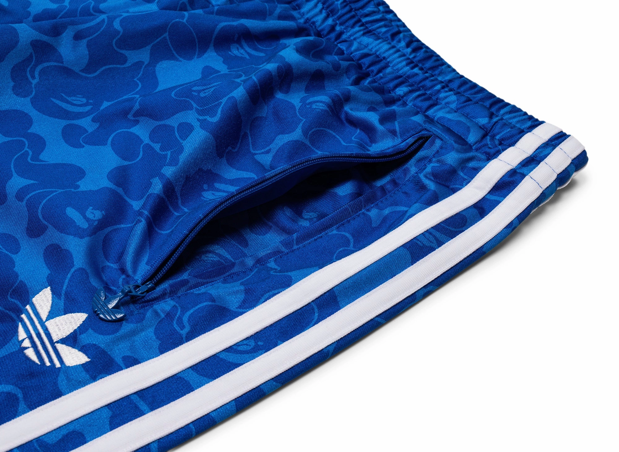 Adidas x Bape AOP Track Pants in Blue xld