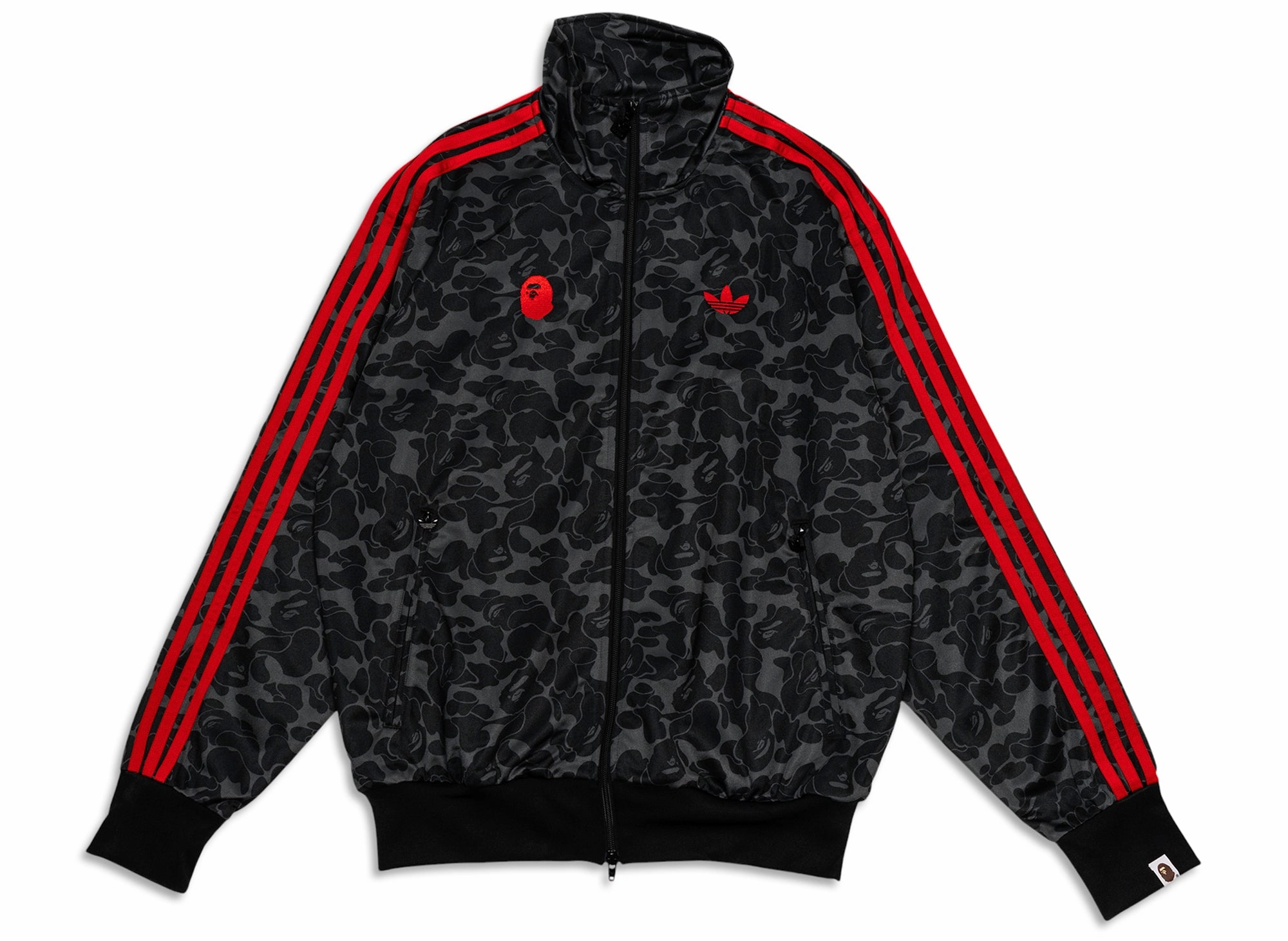 Adidas x Bape AOP Track Top in Black xld