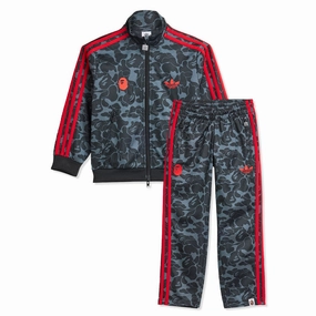 Adidas x BAPE Kids Full Body Track Suit - Black