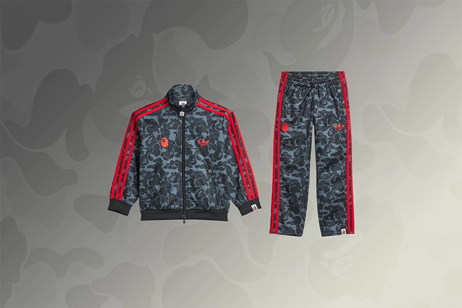 Adidas x BAPE Kids Full Body Track Suit - Black