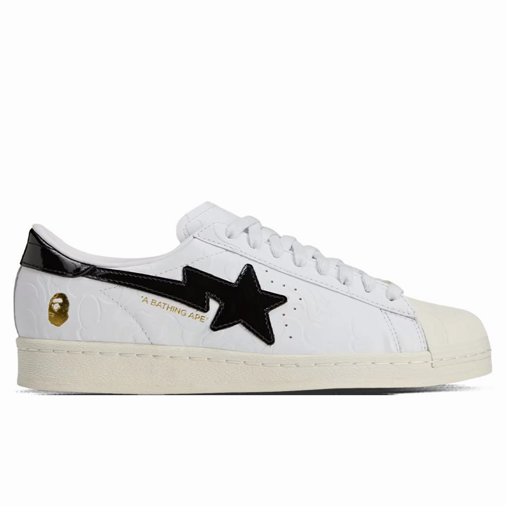 Adidas x BAPE Superstar - Cloud White/Core Black/Off White