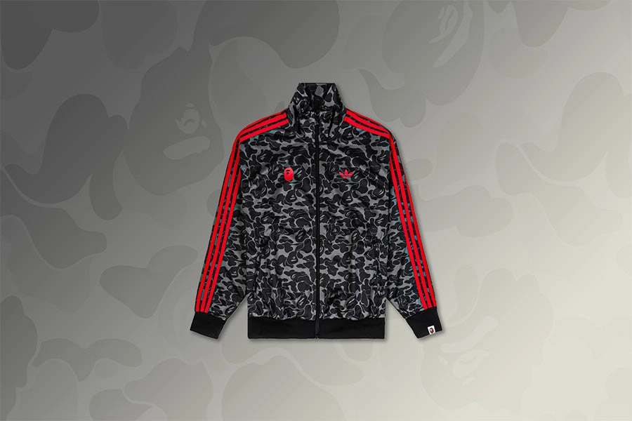 Adidas x BAPE Track Jacket All Over Print - Black