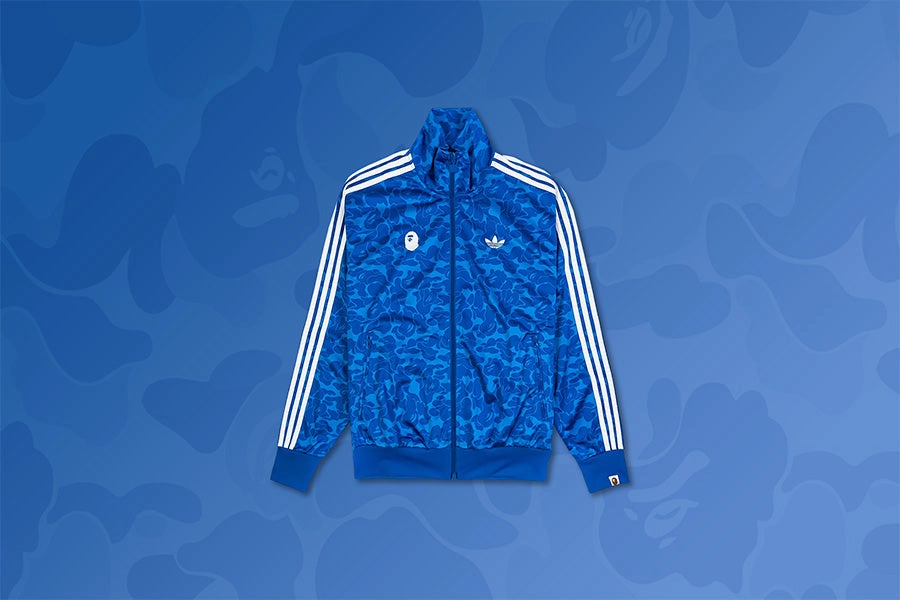 Adidas x BAPE Track Jacket All Over Print - Blue