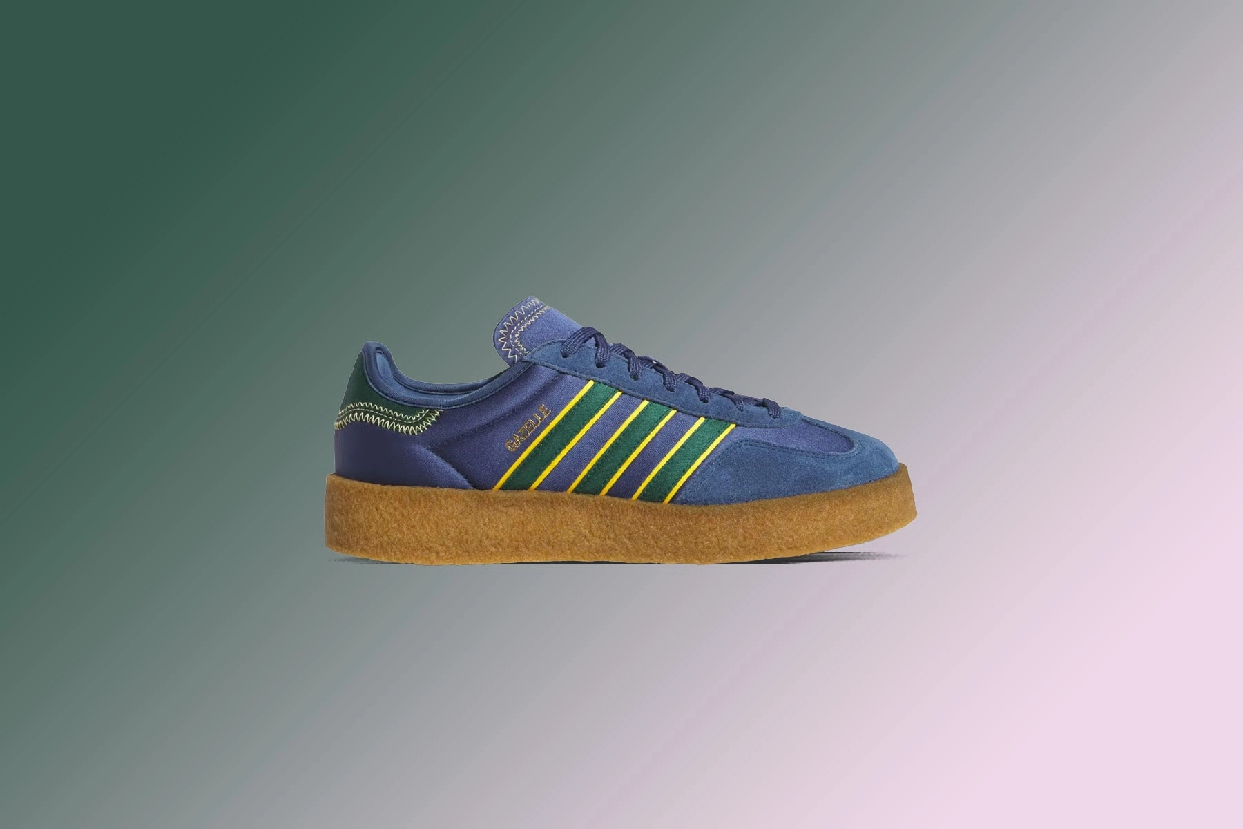 Adidas x CLOT Gazelle by Edison Chen - Night Marine/Collegiate Green/Hazy Yellow