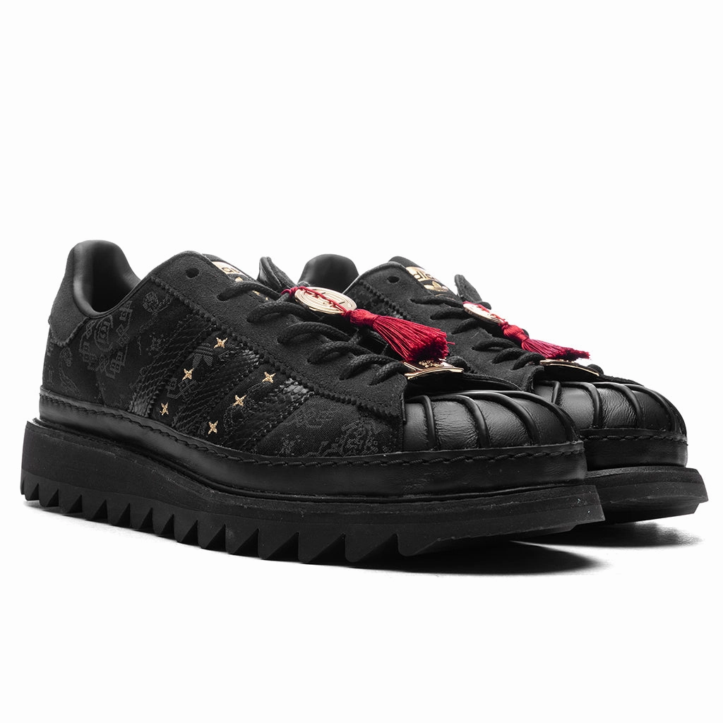 Adidas x CLOT Superstar 'Chinese New Year'  - Core Black/Carbon/Gold Metallic