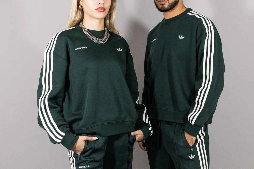 adidas x Sporty & Rich Sweatshirt 'Green'