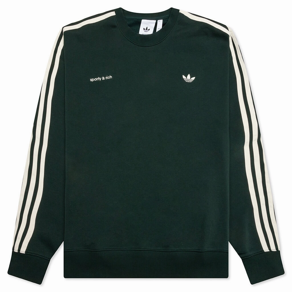 Adidas x Sporty & Rich Sweatshirt - Shadow Green