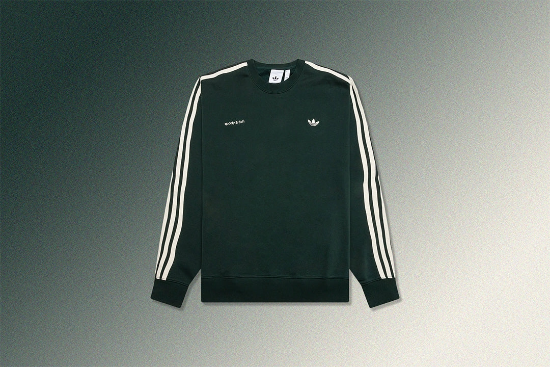 Adidas x Sporty & Rich Sweatshirt - Shadow Green