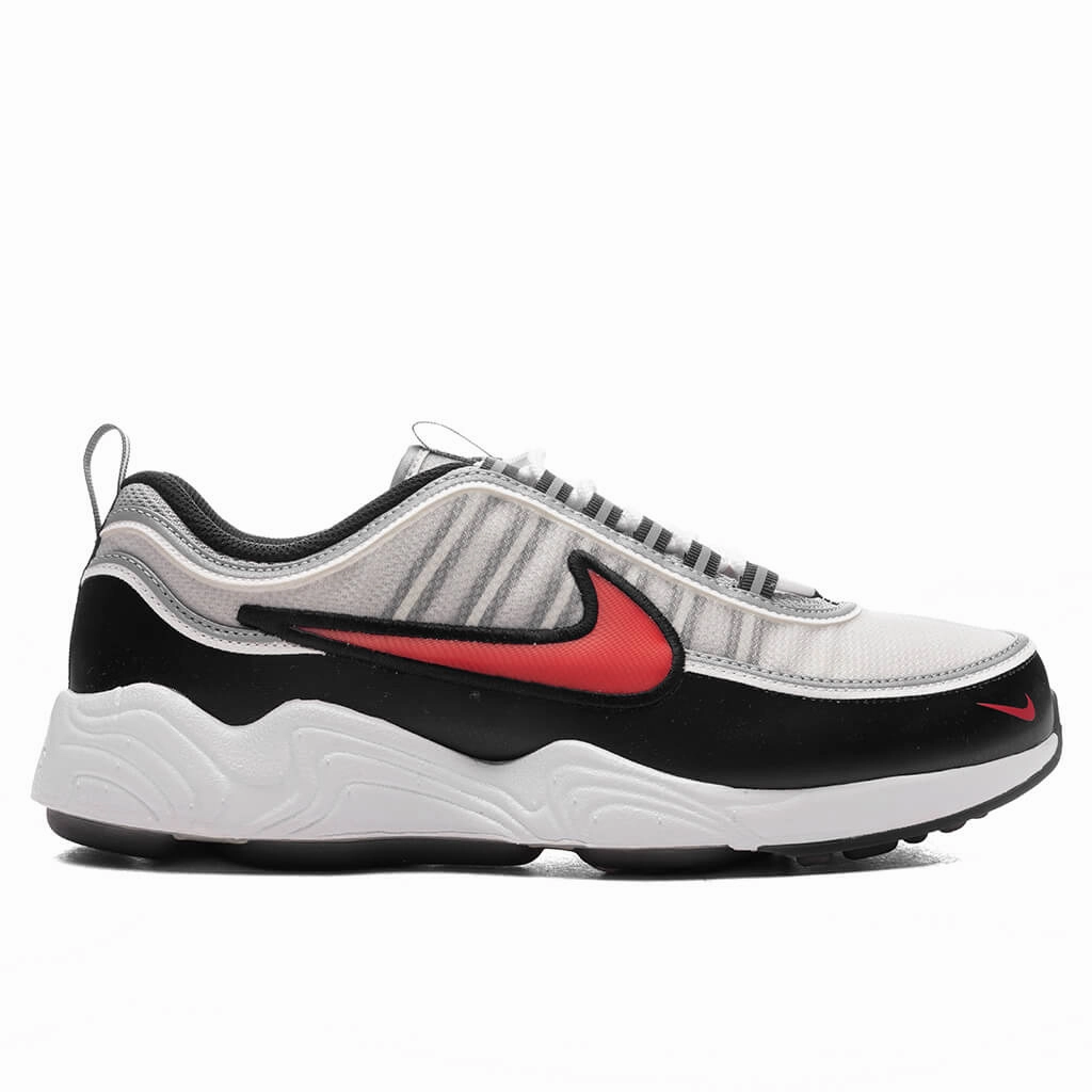 Air Zoom Spiridon - Metallic Silver/Sport Red/Black/White