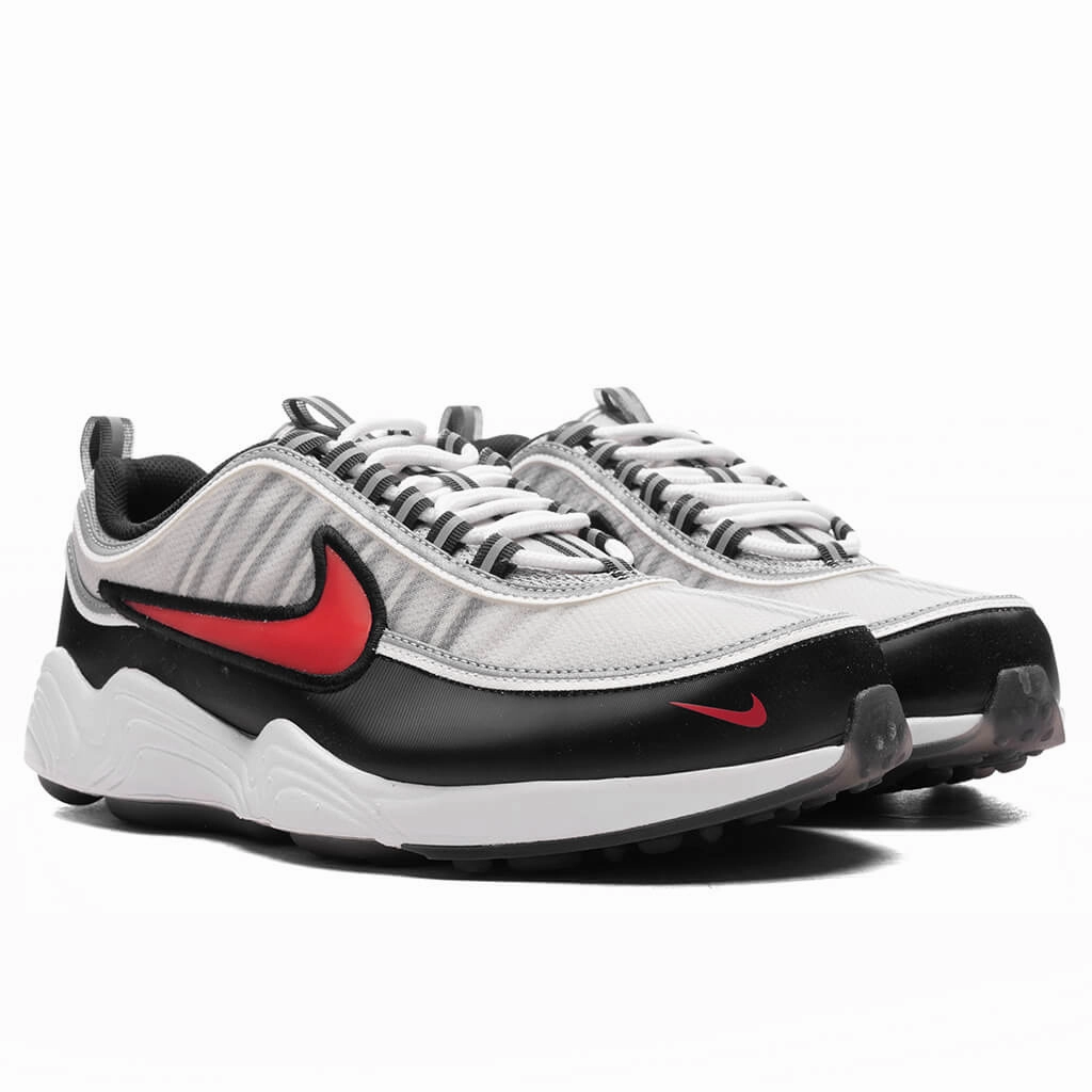 Air Zoom Spiridon - Metallic Silver/Sport Red/Black/White
