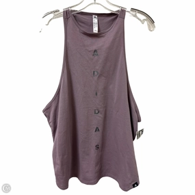 Athletic Tank Top By Adidas In Purple, Size: Xl