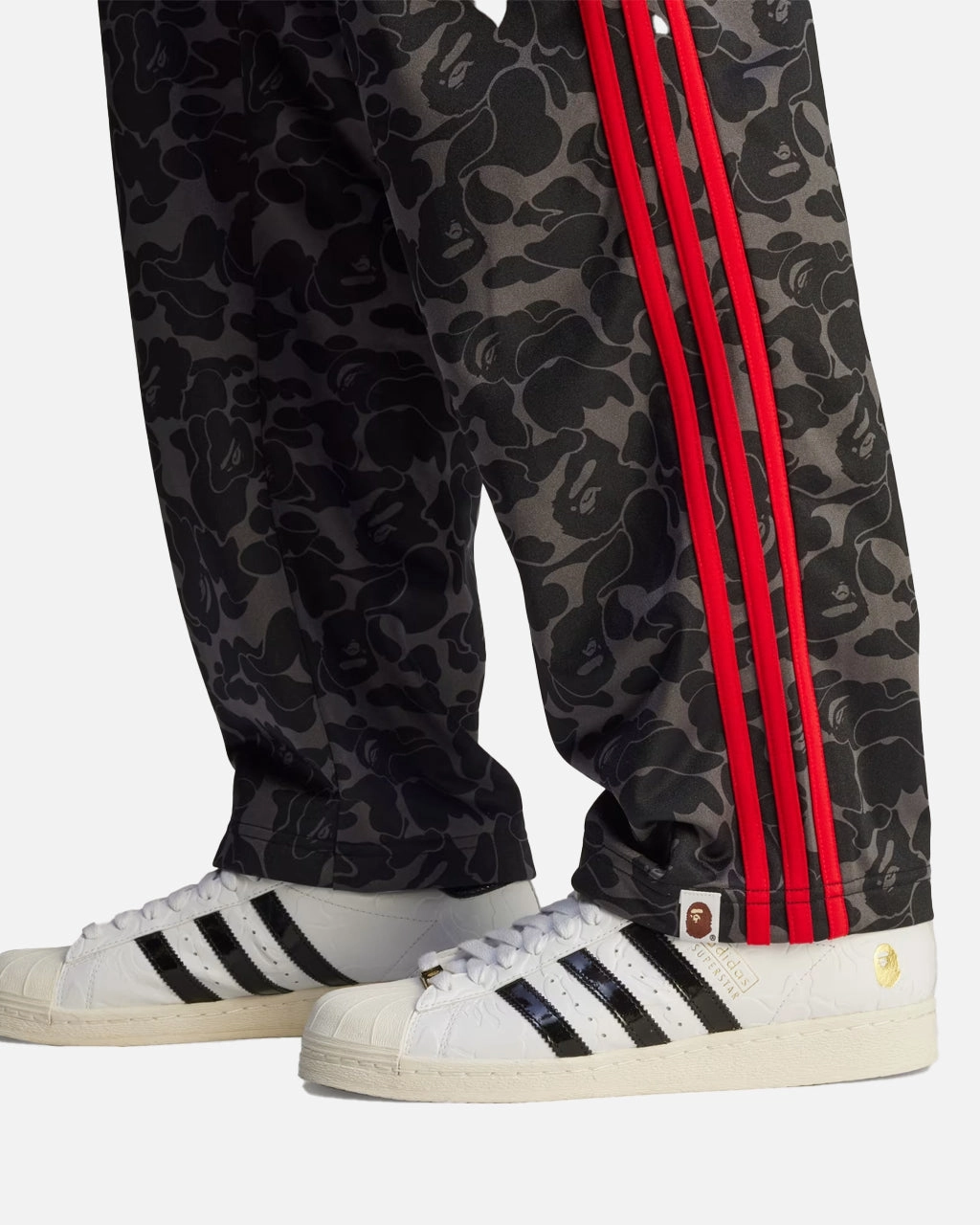 BAPE x adidas Firebird Track Pants Black