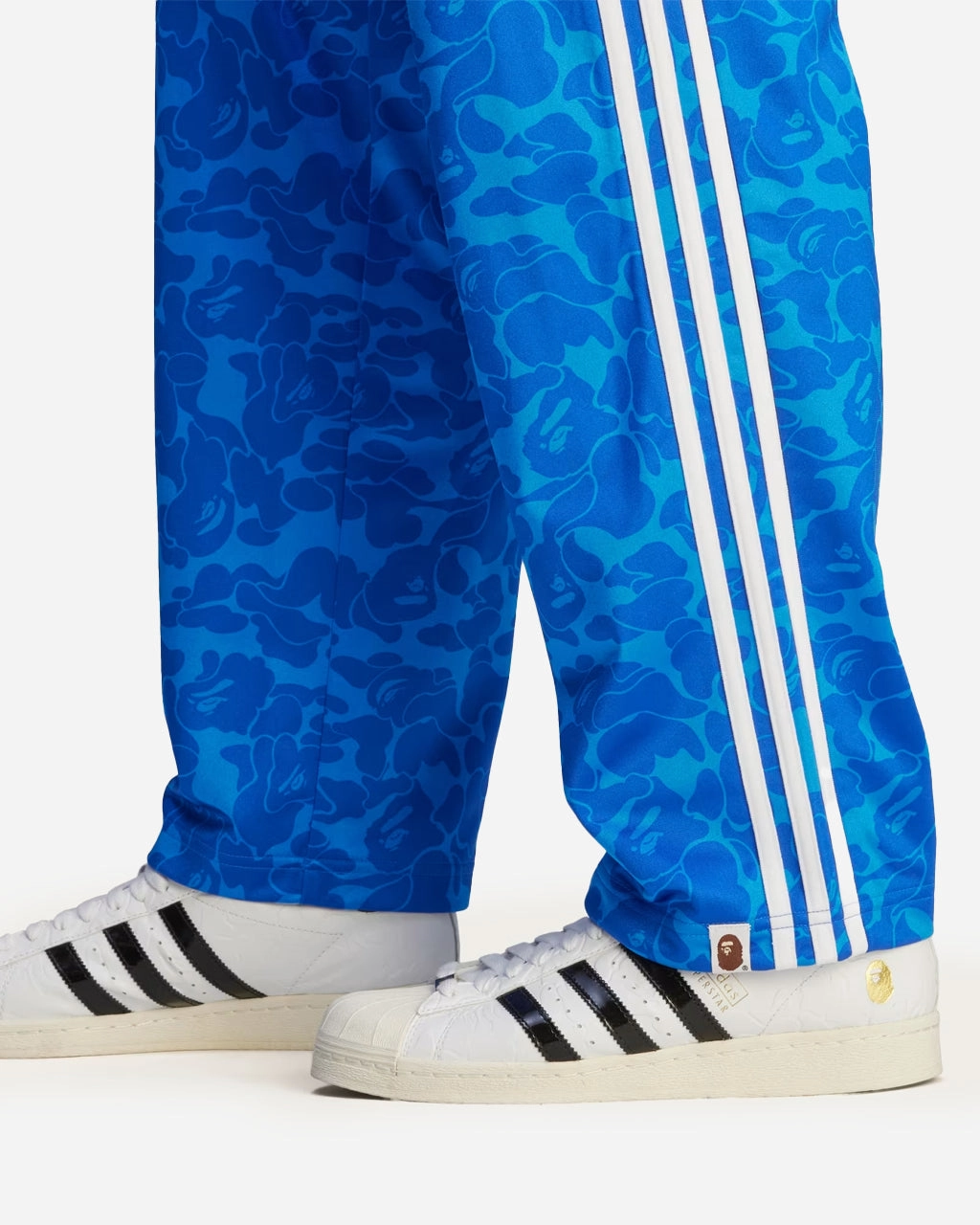 BAPE x adidas Firebird Track Pants Blue