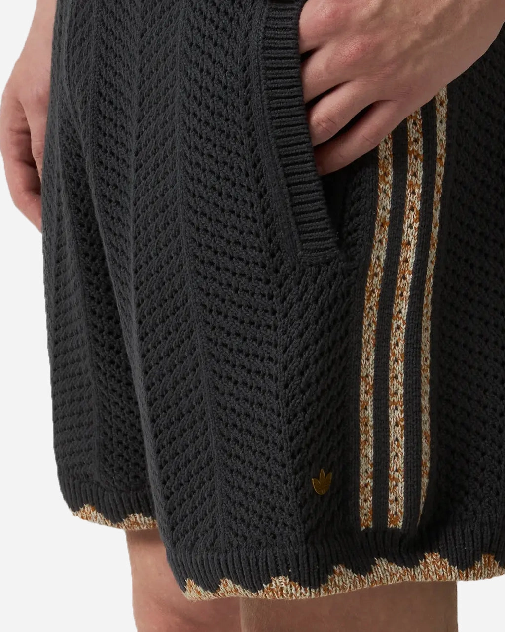 CLOT x adidas Crochet Shorts Carbon