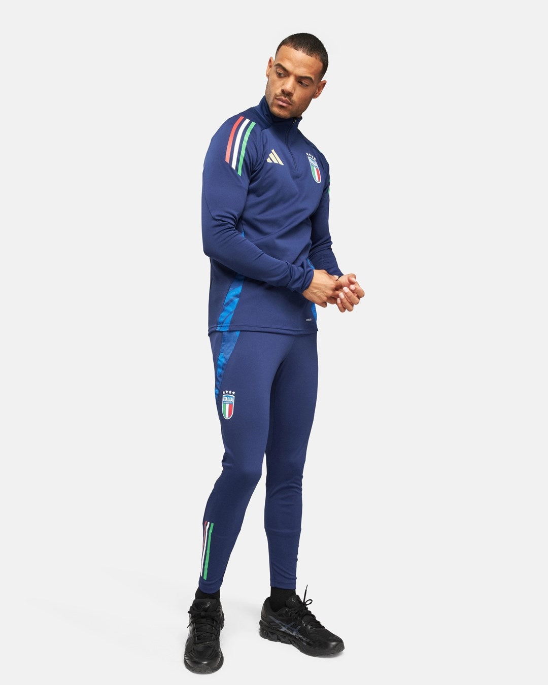 Haut d'entrainement Italie 2024 - Bleu