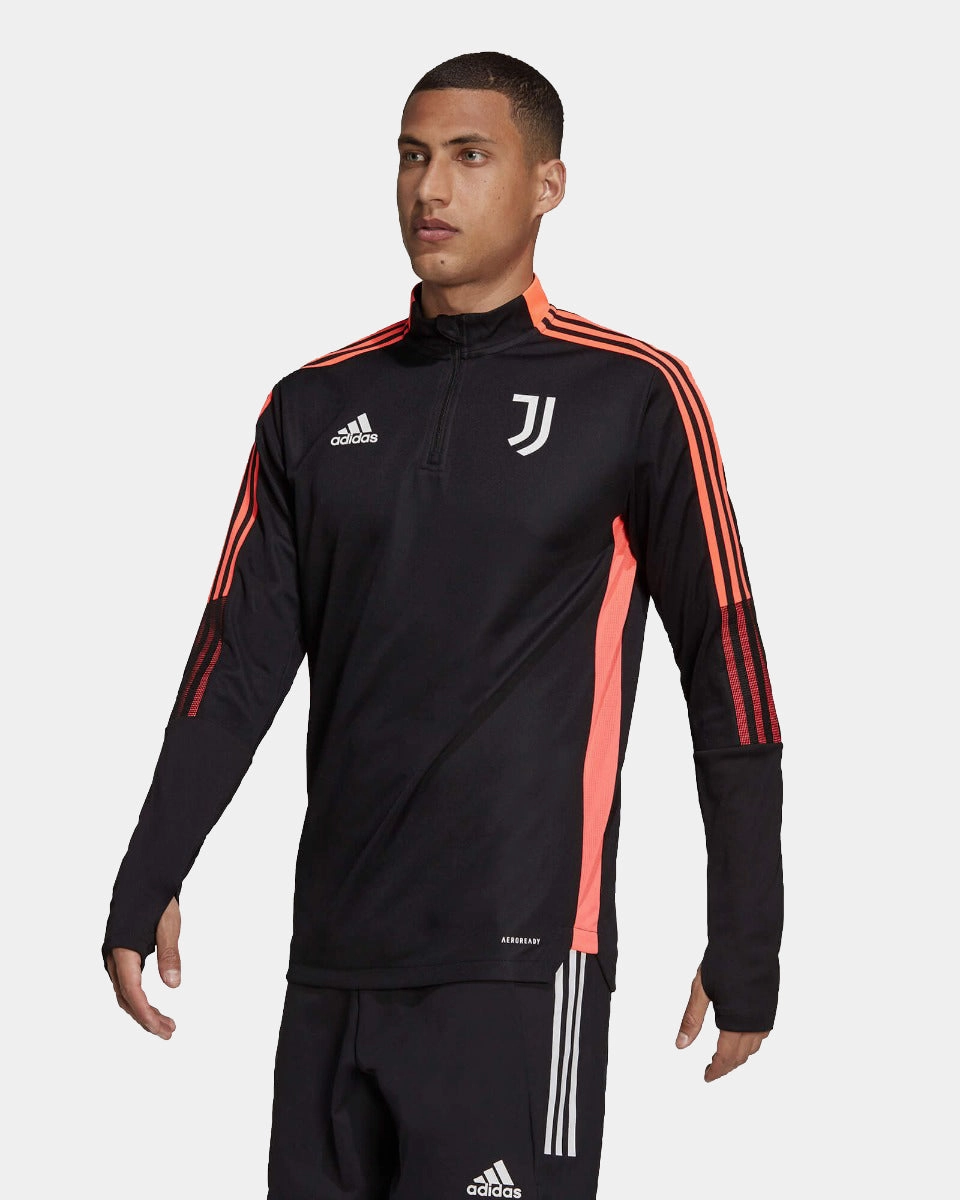 Haut d'entrainement Juventus 2021/2022 - Noir/Orange/Blanc