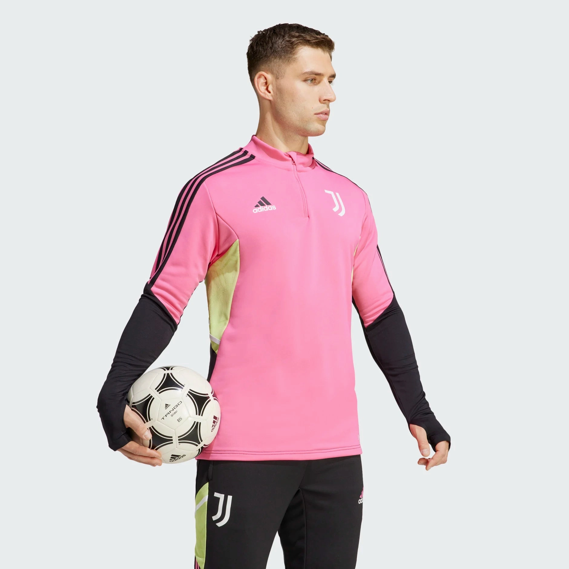 Haut d'entrainement Juventus 2022/2023 - Noir/Rose