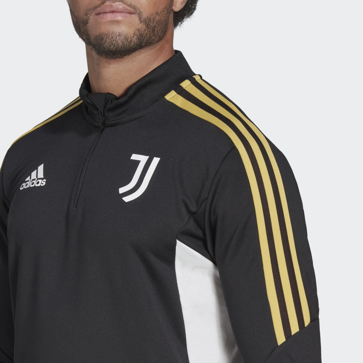 Haut d'entrainement Juventus Condivo 2022/2023 - Noir/Blanc/Doré
