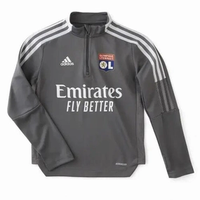 Haut d'entrainement OL Junior 2021/2022 - Gris