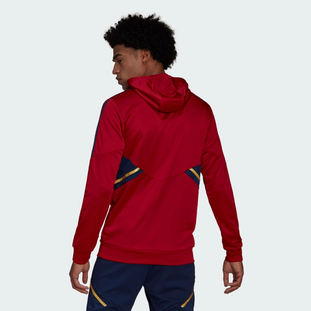 Haut d'entrainement à capuche Ajax Amsterdam 2022/2023 - Rouge/Bleu