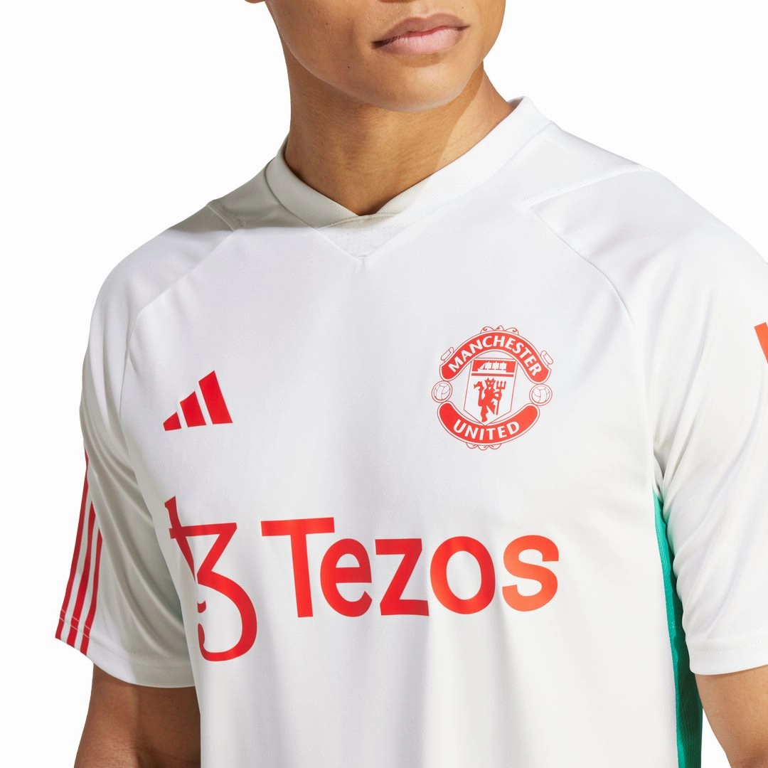 Maillot d'entrainement Manchester United - Blanc/Rouge/Vert