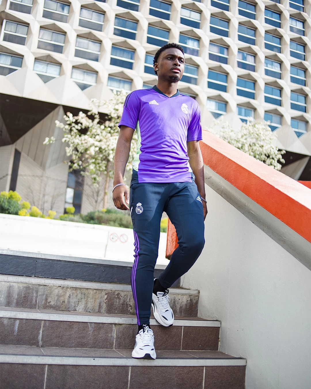 Maillot d'entrainement Real Madrid 2022/2023 - Violet/Noir
