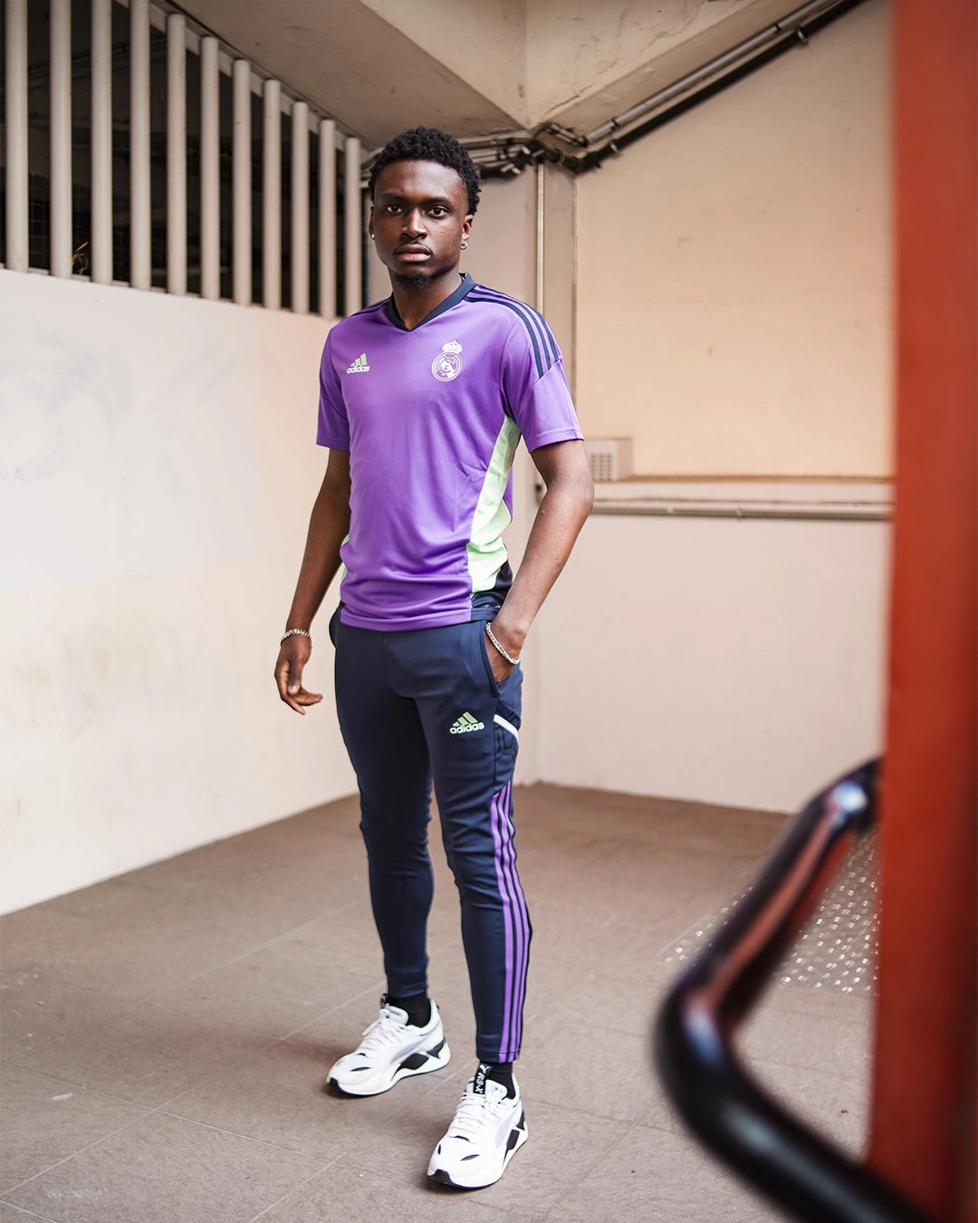 Maillot d'entrainement Real Madrid 2022/2023 - Violet/Noir