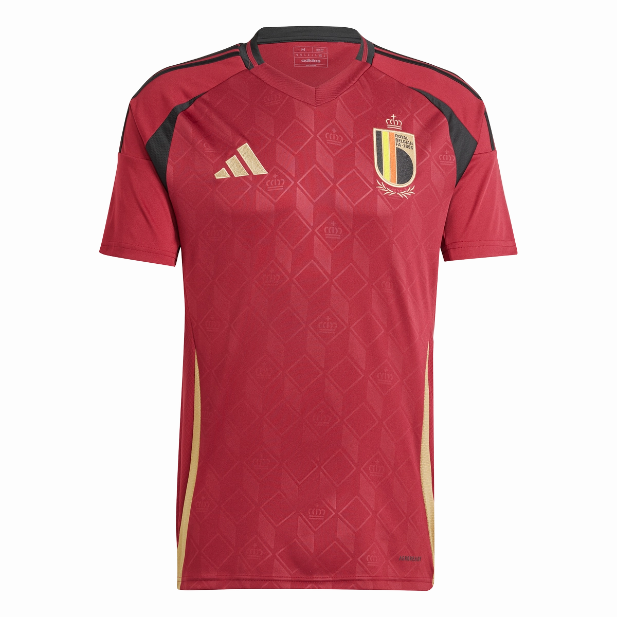 Maillot Domicile Belgique 2024 - Bordeaux/Noir
