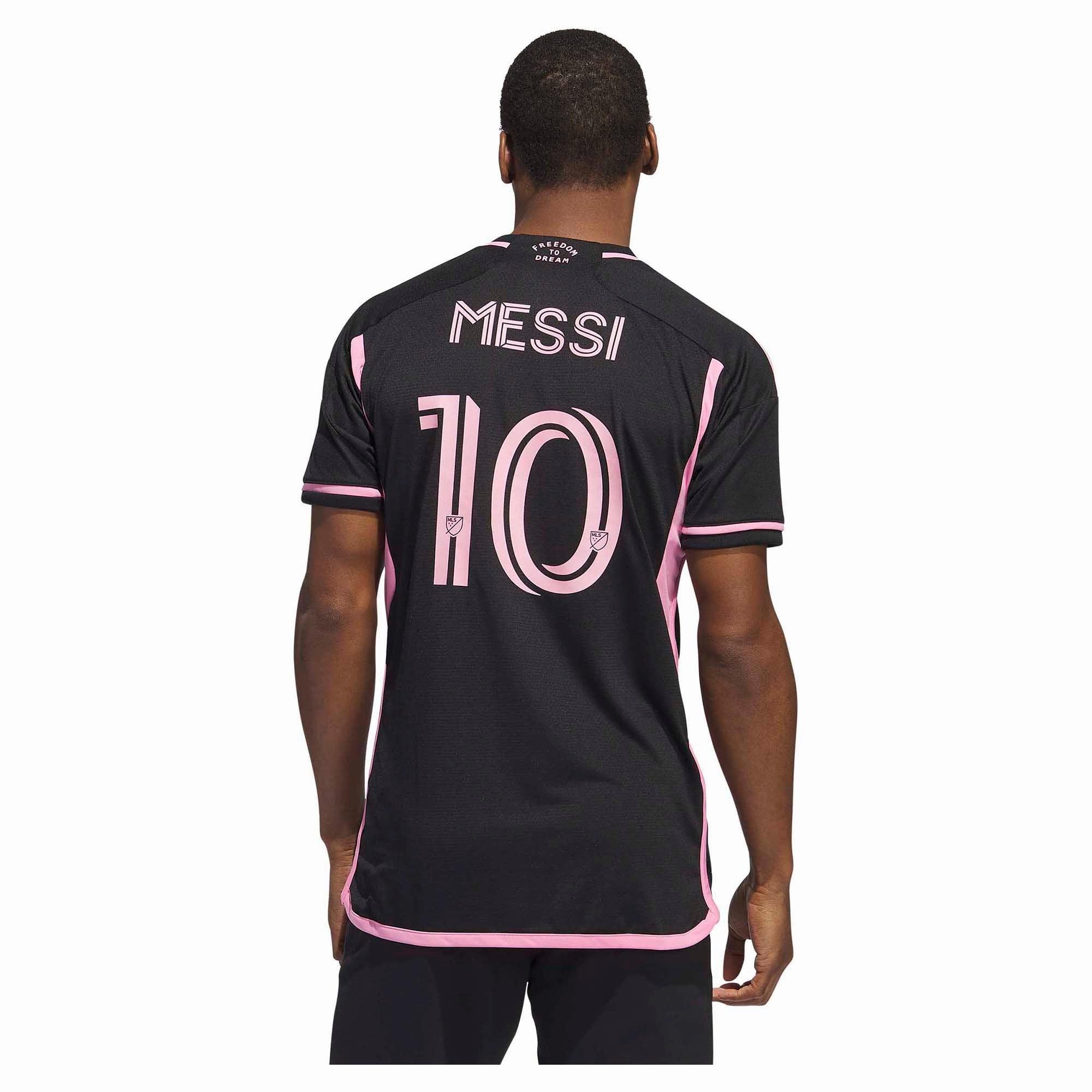 Men's Inter Miami CF Messi 2023/24 Authentic Away Soccer Jersey