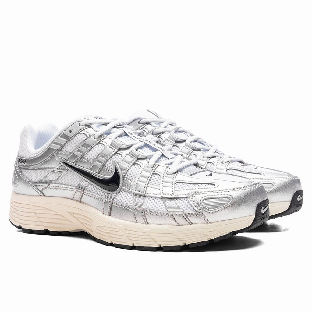 P-6000 - White/Black/Metallic Silver/Flat Silver