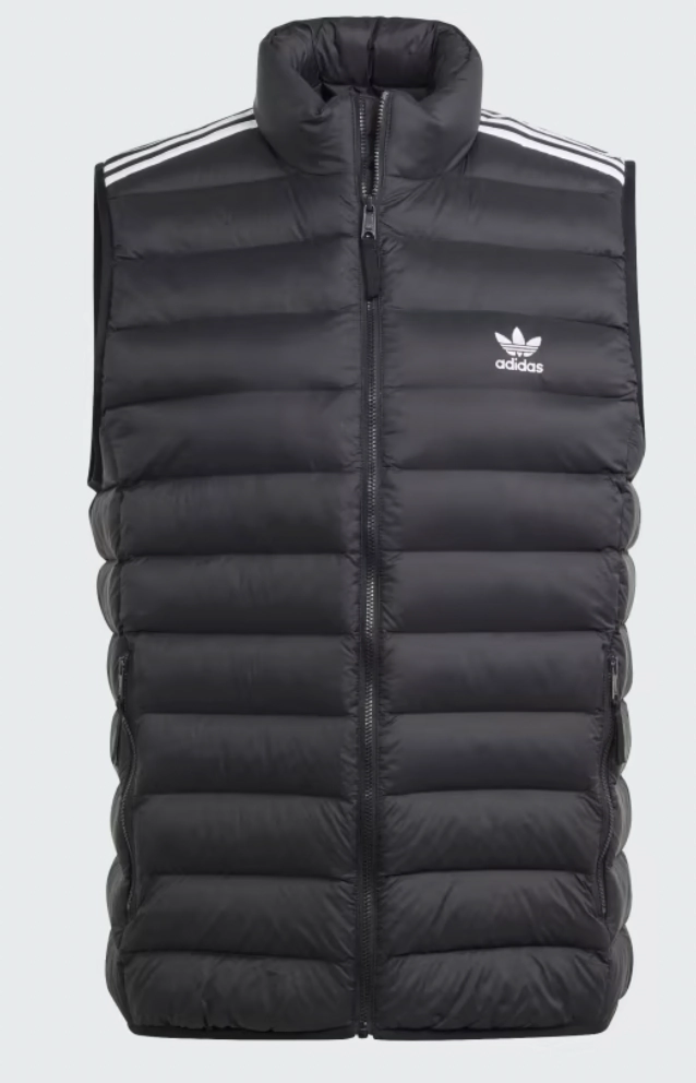 PADDED STAND UP VEST BLACK