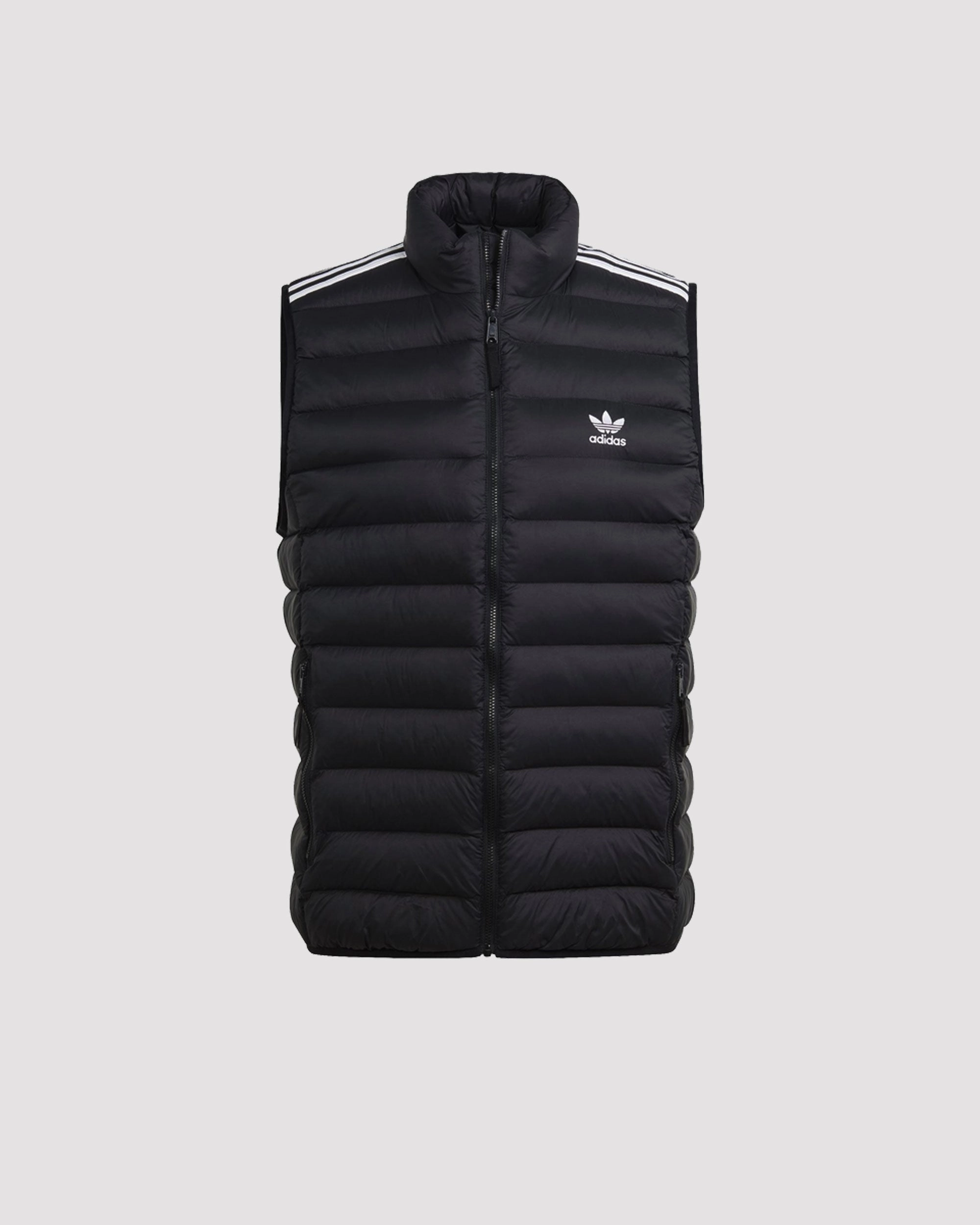 PADDED STAND UP VEST BLACK