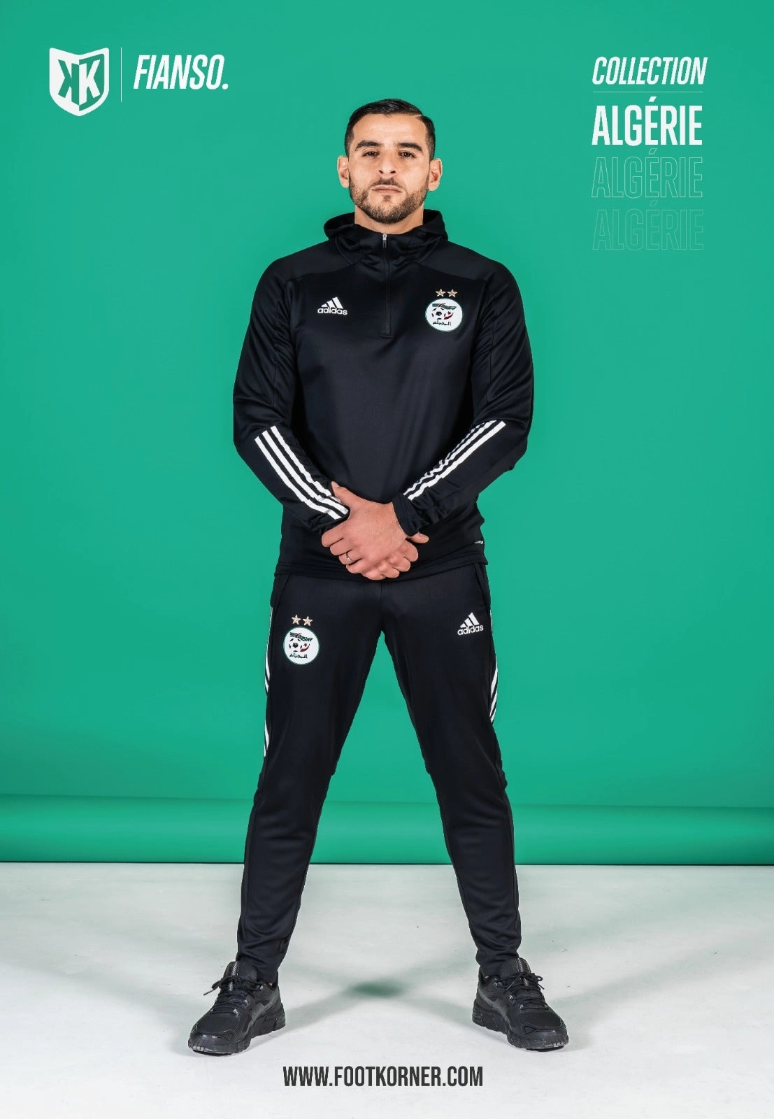 Pantalon d'entrainement Algérie 2021 - Noir