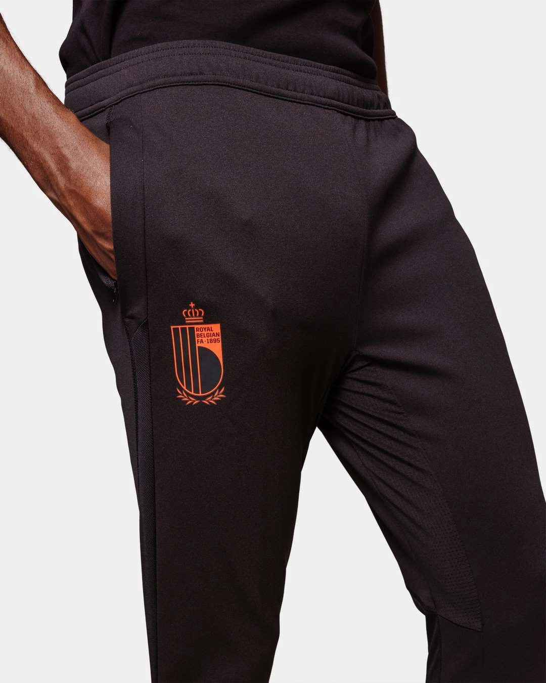 Pantalon d'entrainement Belgique 2022 - Noir/Rouge