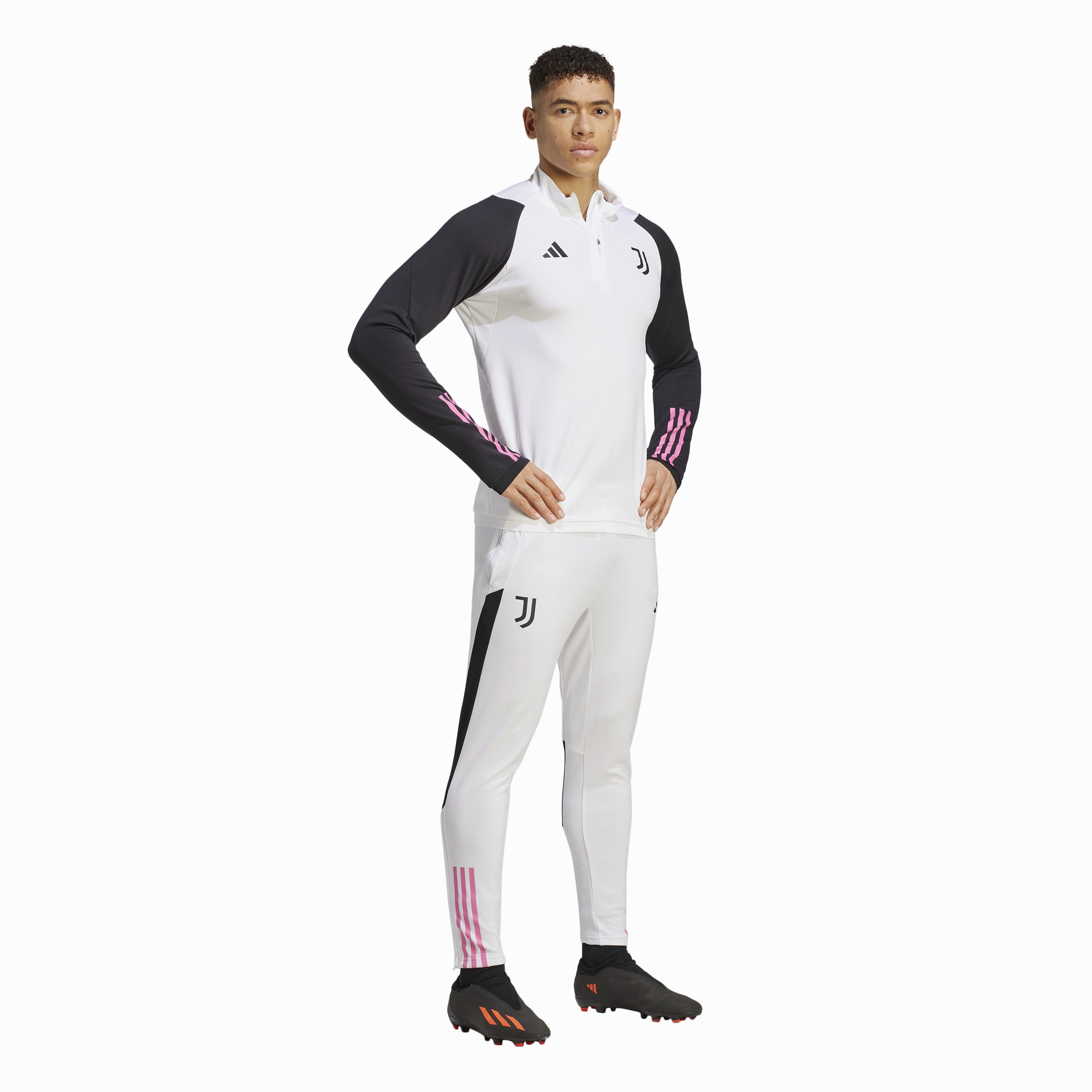 Pantalon d'entrainement Juventus  - Blanc/Noir/Rose