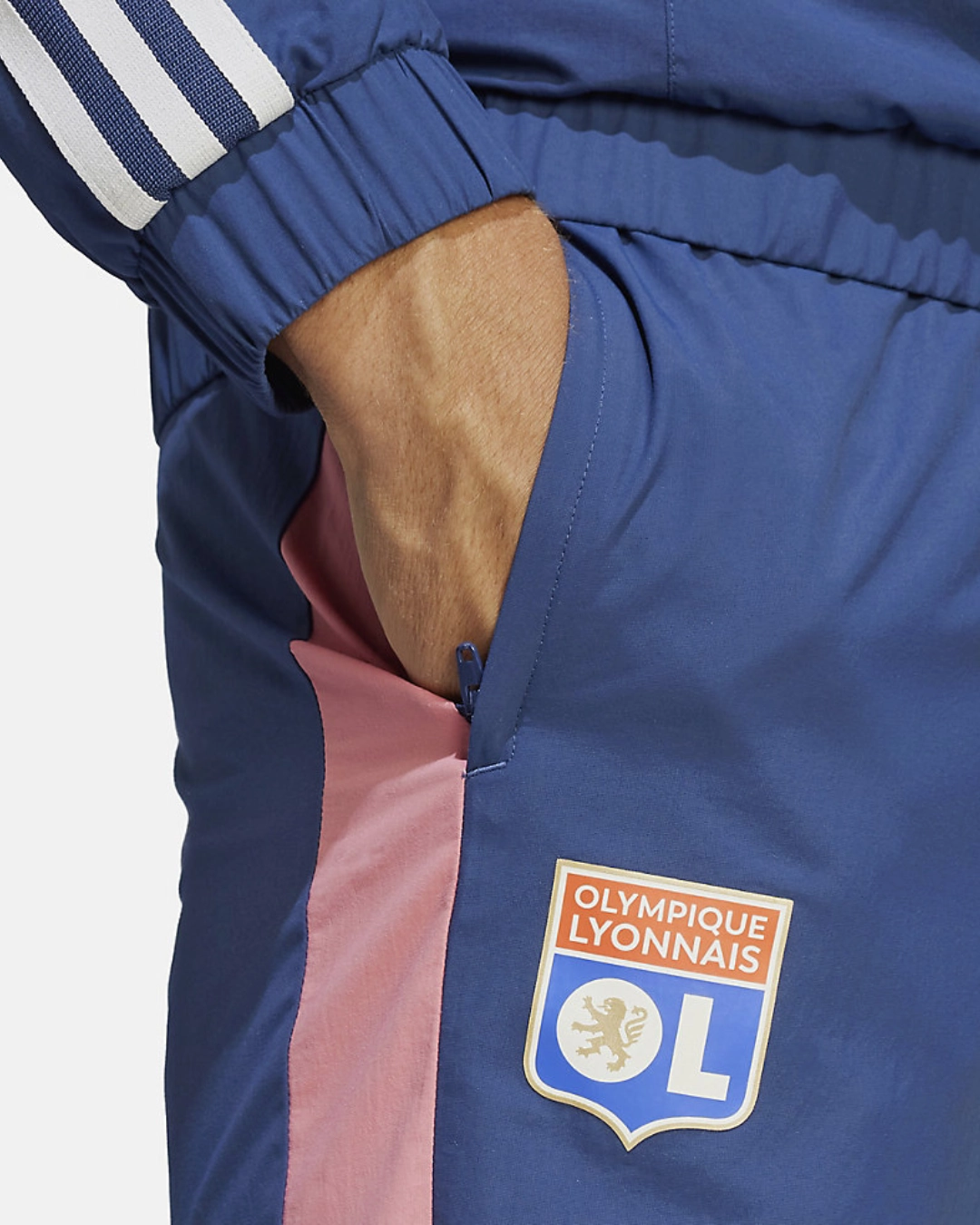Pantalon d'entrainement OL - Bleu/Rose