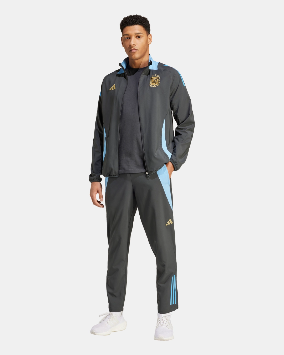 Pantalon de survêtement Argentine 2024 - Gris/Bleu