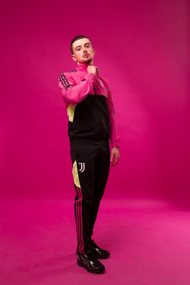 Pantalon de survêtement Juventus - Noir/Rose
