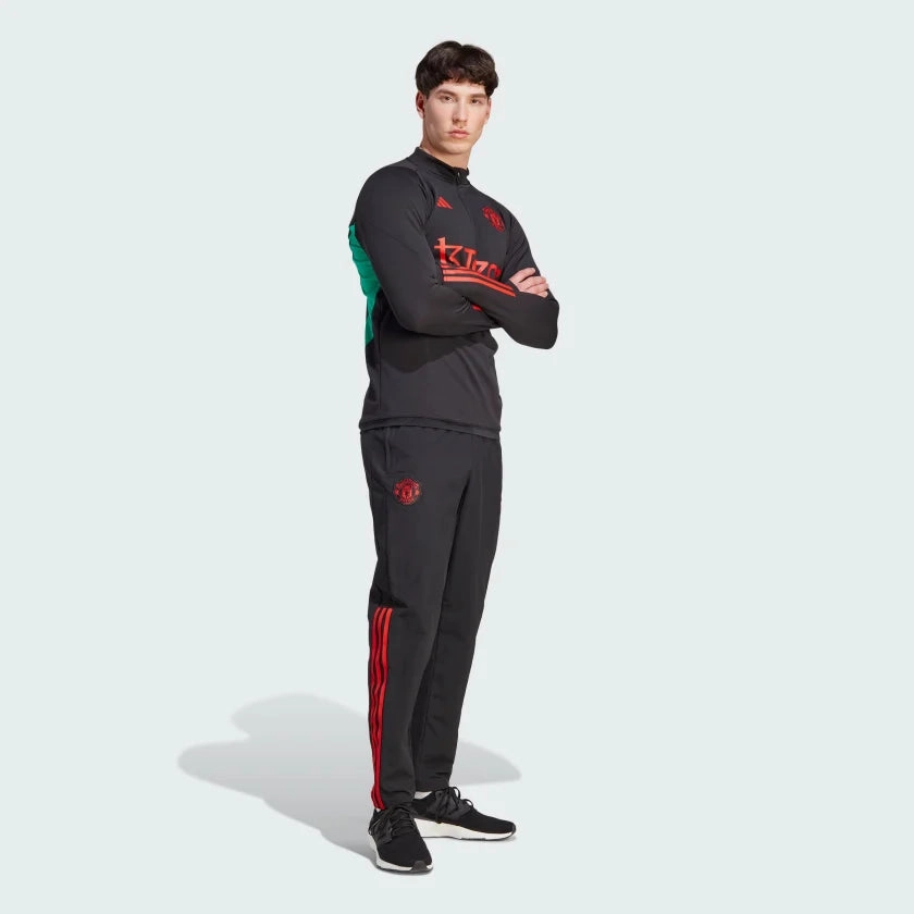 Pantalon de survêtement Manchester United - Noir/Rouge