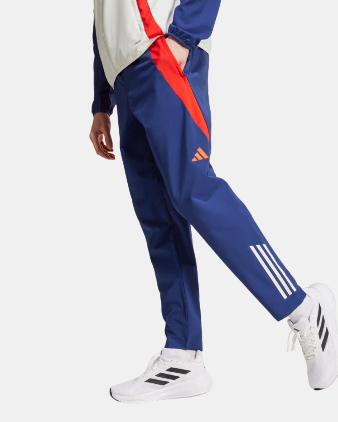 Pantalon de survêtement OL 2024/2025 - Bleu/Rouge