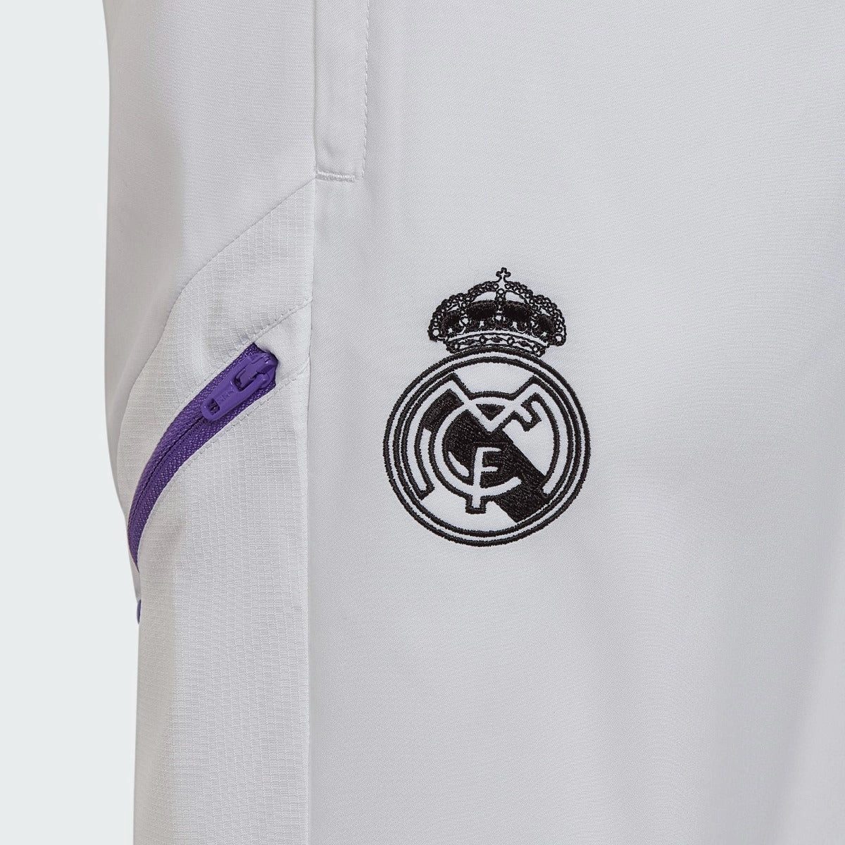 Pantalon de survêtement Real Madrid Condivo 2022/2023 Junior - Blanc/Violet