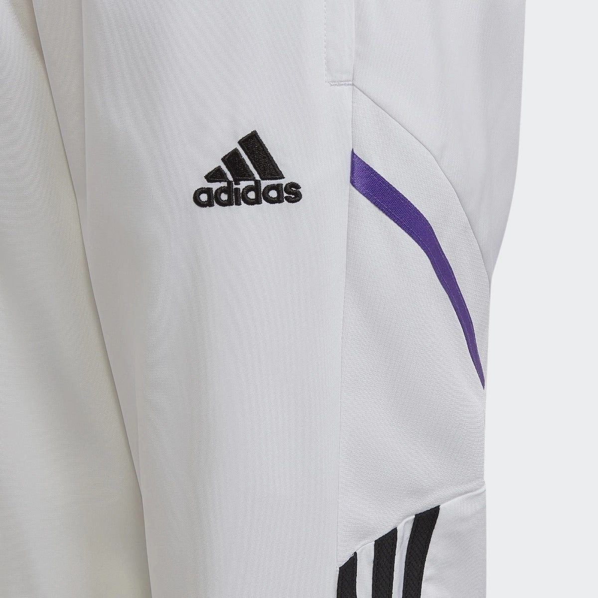 Pantalon de survêtement Real Madrid Condivo 2022/2023 Junior - Blanc/Violet