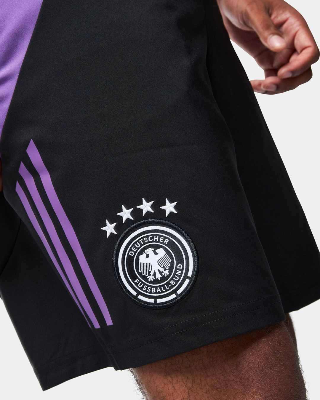 Short d'entrainement Allemagne 2024 - Noir/Violet