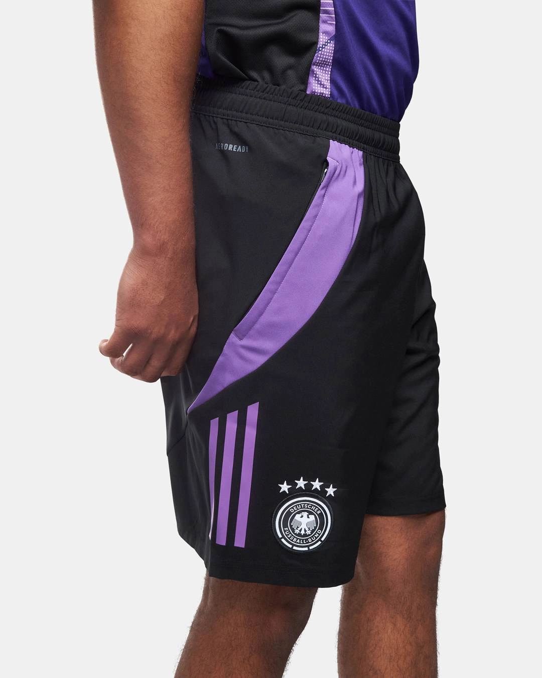 Short d'entrainement Allemagne 2024 - Noir/Violet