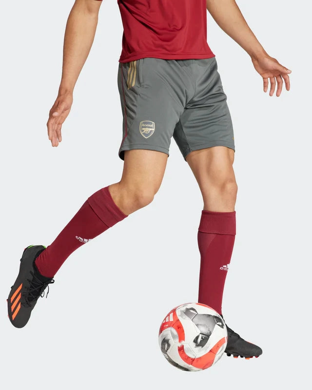 Short d'entrainement Arsenal - Gris/Or